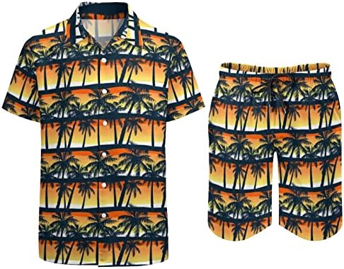 חולצות אימון קיץ לגברים גברים קיץ אופנה פנאי הוואי חוף הים נופש חוף דיגיטלי 3 חליפות גבוהות