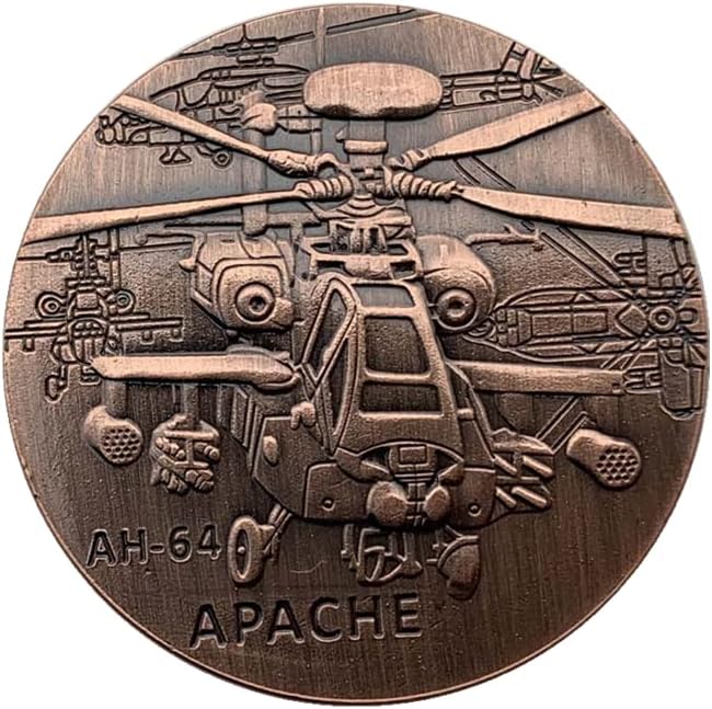אמריקאי אה-64 ספינת-תותחים זהב מטבע לוחם עתיק מטוסי מטבע אוסף מטבע זהב מטבע מדליית