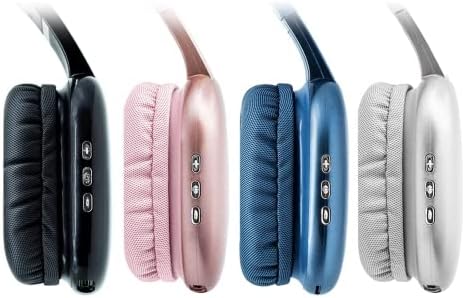 ijoy אוזניות אלחוטיות אולטרה עם מיקרופון נטען מעל אוזניות Bluetooth אלחוטיות באוזן עם זמן משחק של 10 שעות, חריץ SD, חוט גיבוי- אוזניות