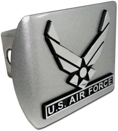 Elektroplate חיל האוויר האמריקני Hap Arnold כנפיים מוברש קרוואן מתכת מכסה לוגו מתכת