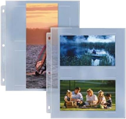 AMC Plastics PPP0503 8.5 X 11-מחזיק עד 2 8.5 X 11 תמונות או מסמכים, דפי צילום נטולי חומצה, 10 חבילה
