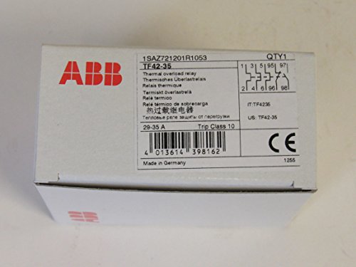ABB TF42-35 29.0 - 35.0 אמפר, IEC, ממסר עומס יתר