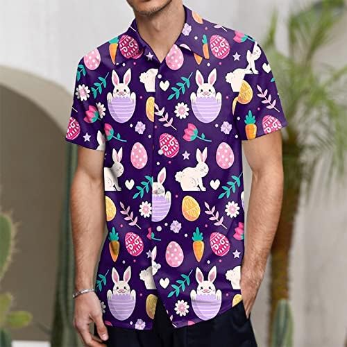 יאנגקיג'י סנט פטריק חולצה יום חולצה הוואי לחבר'ה כפתור הוואי לגברים במורד חולצות חוף מתנות גברים שרוול קצר