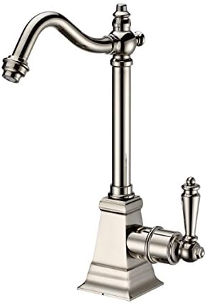 קולקציית ווייטהאוס-סי 2011-פנ לנצח נקודת שימוש חמה ברז מים קרים עם זרבובית מסורתית, ניקל מלוטש