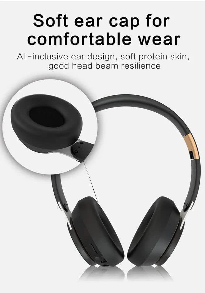 אוזניות אלחוטיות Bluetooth 5.0 עבור סמסונג גלקסי A71 5G אלחוטית על אוזניות מתקפלות על Bluetooth אוזניות Hi-Fi בסטריאו דינאמי עמוק, אוזניות