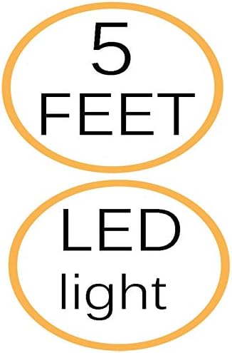 מתאם AC מטען אספקת חשמל עבור דוושת הכונן הכפייתית האובססיבית של OCD, החלפה תואמת של גיא-טק 5 רגל, עם מחוון LED