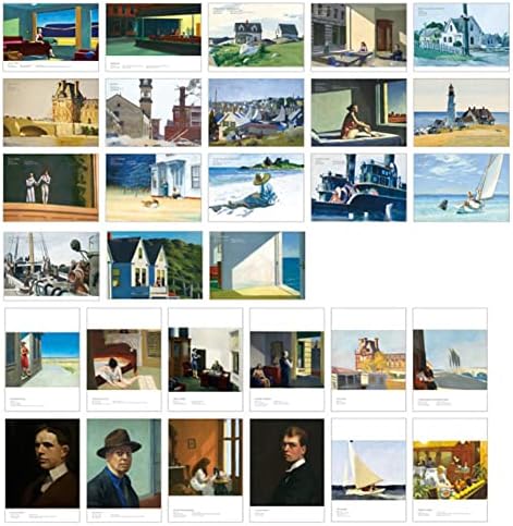 הובלת גלויות אמנות יפהפיות להארכה של 30 אמן ספרד אדוארד ליאון קורטס פוסט קלף מגוון חבילה נוף ציור מפורסם, 4 x 6 אינץ '