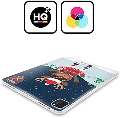 עיצובים לתיק ראש מורשים רשמית ווסטהאם יונייטד איילים איילים לחג המולד רך ג'ל תואם ל- Apple iPad Air 2020/2022