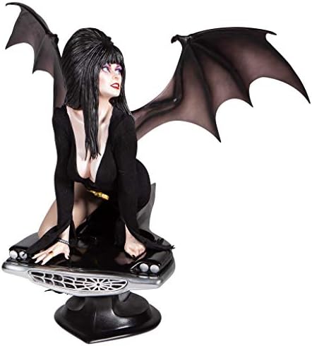 Enesco Elvira פילגש של אולפני Grand Jester Dark Deluxe 1: 4 פסל מהדורה מוגבלת בקנה מידה פסל, 16 אינץ ', רב צבעוני