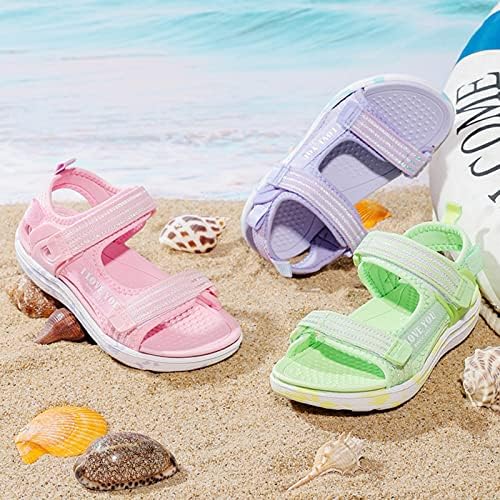 נעלי Qvkarw נעלי אופנה סנדלי חוף חוף קליל סנדלי ילדה מתוקה בהירה