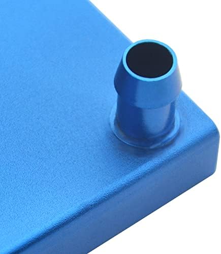בלוק קירור מים מאלומיניום לגרפיקה של מעבד רדיאטור גוף קירור 81 על 81 על 11 ממ כחול