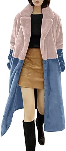 ז'קט שרוול ארוך של טוניקה לנשים מודרניות מתאימות לחורף דש קרדיגנים פלאפים צבעוניים חמים