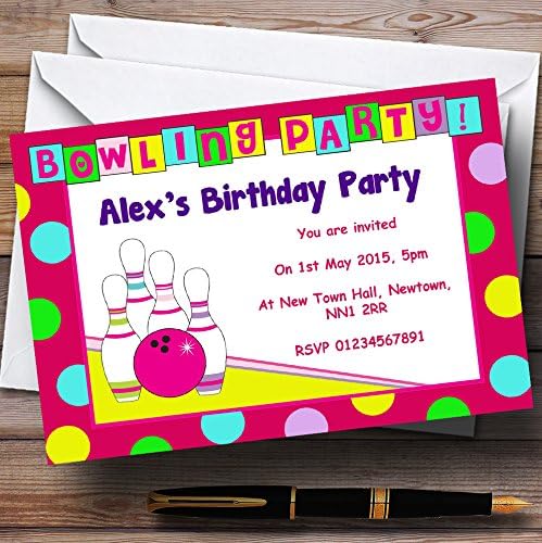 הזמנות למסיבת יום הולדת בהתאמה אישית של באולינג
