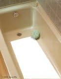 דרך דרך בטוחה 16 x 34 דבק לבן ויניל אנטי תלוש ללא החלקה מחצלת אמבטיה