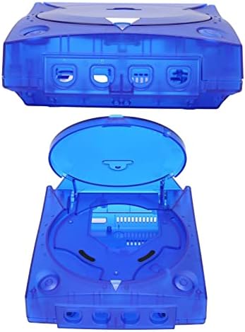 מקרה שקוף, קל להסרה, עמיד בפני שריטות, מסך פלסטיק ברור של זעזועים המחובר ל- Sega Dreamcast DC