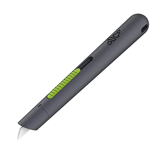פרוסה 10512 עט חותך, אוטומטי נשלף קרמיקה להב, להבי פלדה & מגבר; מיקרו קרמיקה להב, בטיחות קאטר