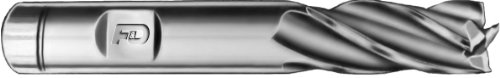 חברת כלי פ&ד 18514-פק 310 טחנת קצה חליל מרובה, חיתוך מרכזי, קצה יחיד, פלדה במהירות גבוהה, קוטר טחנה 5/16, קוטר שוק 3/8, אורך חליל 3/4,