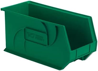 ערימת פלסטיק & Hang Bin, 8-1/4 W x 18 D x 9 שעות, ירוק