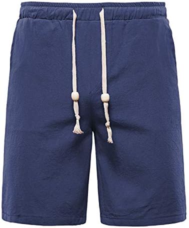 מכנסיים קצרים פעילים לגברים קיץ רגיל כותנה ומכנסי חוף פשתן למכנסיים קצרים של כדורסל ספורט