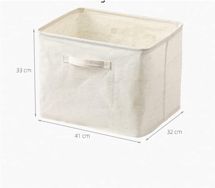 LIRUXUN קופסת אחסון בסגנון יפני כותנה ופשתן אטום למים מתקפלים מסודרים כביסה מלוכלכת צעצועי סלע