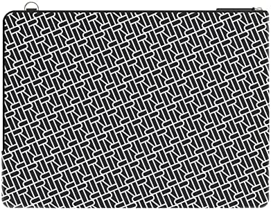 ריצ'מונד פינץ '13 -14 אינץ 'נייד מארז, שחור לבן שחור שחור טבעוני שרוול מחשב נייד טבעוני, כיסוי מגן רזה ועמיד בפני זעזועים התואם למקבוק,