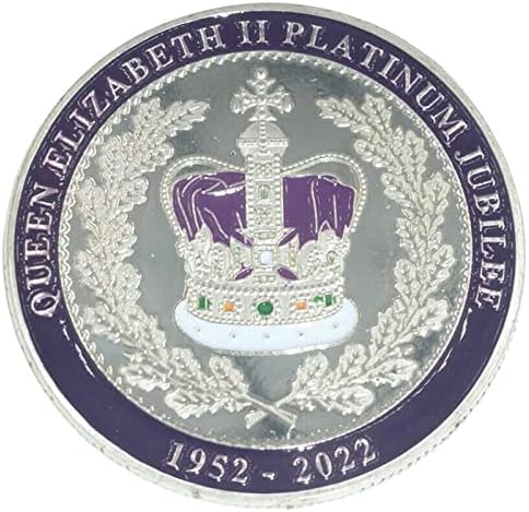 המלכה הבריטית המלכה הבריטית אליזבת השנייה מטבעות אספנות בריטים מקוריים, מטבע לא מחולק לזכר הוד מלכותה בבריטניה, 1952-2022 מלכת אוסף אנגליה