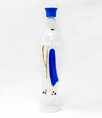 לורדס מים קדושים בקבוק פסל פלסטיק גדול בתולה מרים המכיל 20 סמ
