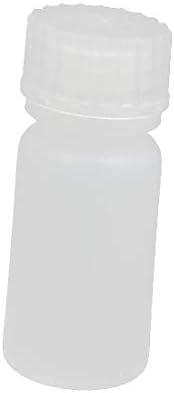 X-DREE 4ML HDPE פלסטיק פה רחב רחב מעבדה כימית בקבוק מדגם בקבוק מדגם (Botella de Muestra de Botella de Reactivo de Laboratorio Químico