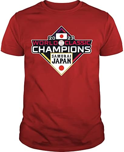 קבוצת הבייסבול של סמוראי יפן אלופת העולם אלופת בייסבול קלאסית 2023 חולצת טריקו אלופת סמוראי קלאסית