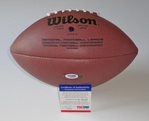 קרנל לייק פיטסבורג סטילרס חתום על ווילסון NFL כדורגל PSA COA Q56151 - כדורגל חתימה