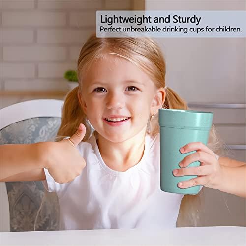 16 עוז כוסות כוס, כוס שתייה של מים בלתי ניתנים לשבירה, כוסות משקל קלות לשייקים מיצים מי חלב, BPA ללא CO-CO ידידותי למיקרוגל מיקרוגל כוסות