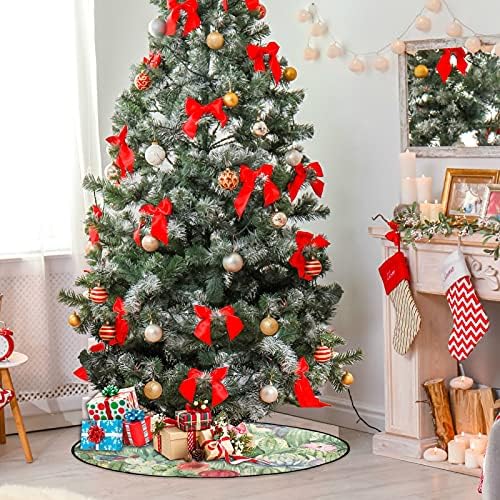 קקטוס פרחוני בוקסולנטים מחצלת עץ חג המולד עץ עץ עץ עץ עץ מגש שטיח מחצלת מתחת לאביזר עץ חג המולד לקישוט חג המולד אספקת בית לחג 28 אינץ