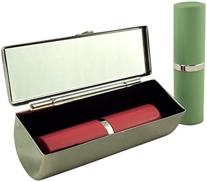 הודר מעצב שפתון מקרה עם מראה עבור ארנק - דקורטיבי שפתון מחזיק עם אריזת מתנה - קטיפה מרופד-להגן על שפתונים שלך בסגנון