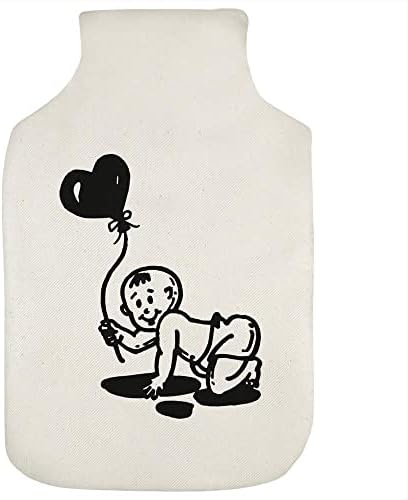 עזידה 'תינוק מחזיק בלון לב' כיסוי בקבוק מים חמים