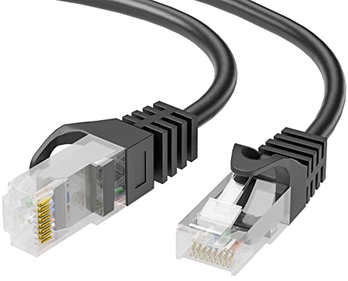 iwillink cat6 כבל Ethernet 5 ft עם 24 יציאה RJ45 דרך לוח תיקון מצמד 1U