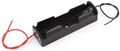 אקס-דריי קופסאות מחזיקי סוללות מפלסטיק שחור לסוללות 1 על 3.7 וולט 18650(פורטקונטנדורס דה פלאסטיקו כושי קייאס דה קייאס פארה 1 על 3.7 וולט