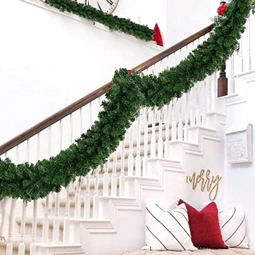 עץ זר עץ מדרגות מגרשי מדרגות חג המולד פרח חג המולד קישוט חוט קישוט גפן אדום חג המולד וקישוט תלים צמח דלת הכניסה