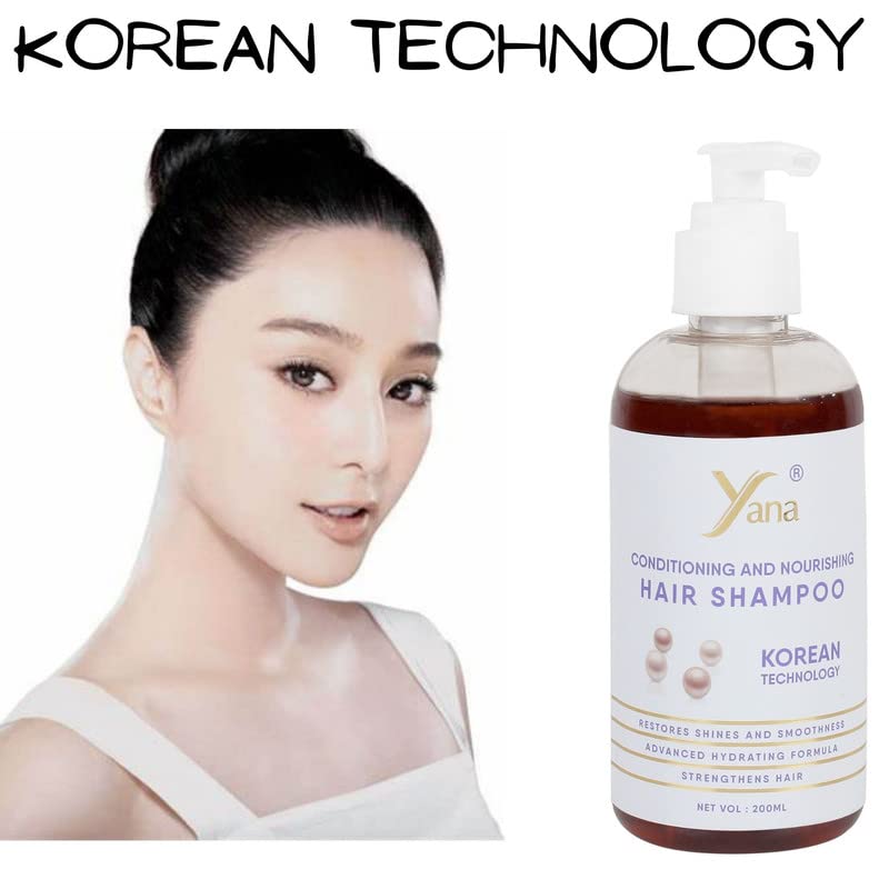 שמפו שיער של יאנה עם שמפו שיער טכנולוגי קוריאני לגברים
