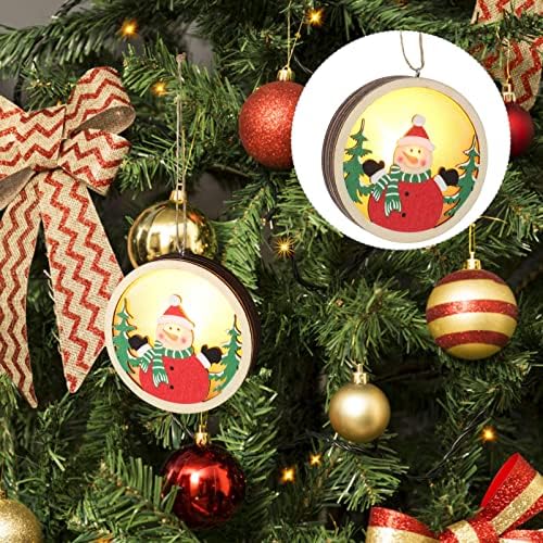 קישוט עץ עץ Pretyzoom חג המולד קישוט תלויה בחג המולד חגיגי חגיגי עץ חג המולד מקורה תליון עץ