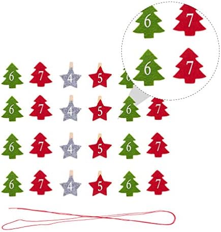 קישוטי הילדות של קאבילוק 48 יחידות קטעי עץ לחג המולד תלויים תמונות עץ מכבשים עץ חג המולד עץ חג המולד חג המולד חג תלים תלות
