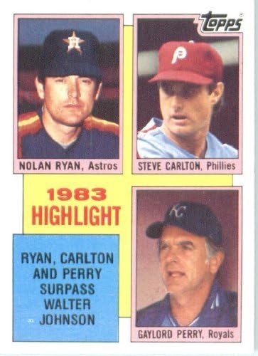 1984 כרטיס בייסבול טופפס 4 נולן ראיין