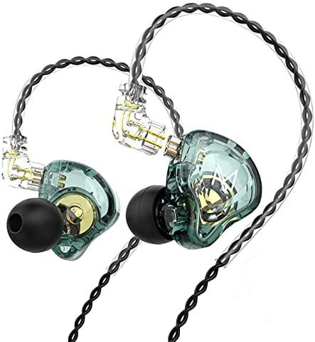 Fedai Trn MT1 1DD HIFI אוזניות אוזניות, TRN MT1 אוזן אוזניים עם נהג דינמי מגנטי מורכב 10 ממ חדש על אוזניות אוזניים עם סיכה C הניתנת לניתוק