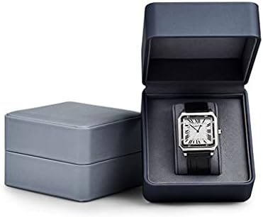 2 יח ' סט עור שרף שעון תיבת תצוגת להראות תכשיטי ארגונית פסטיבל מתנה לגבר ואישה