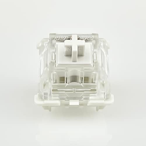 Gateron White White Clear Pro מתגי 3 פינים מראש RGB צהוב תואם חום אדום תואם MX מקלדת מכנית