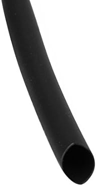 חום AEXIT ציוד חשמלי צינור צינור עטיפת חוט שרוול כבל אורך 10 מטר באורך 2.5 ממ פנימי DIA שחור