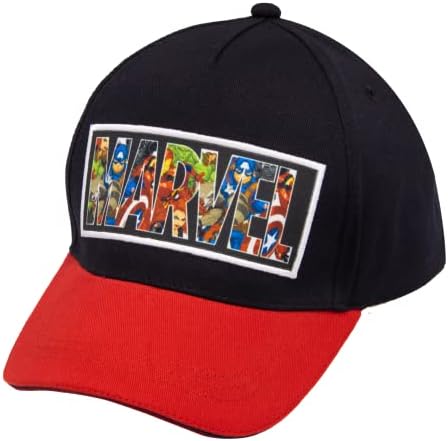 מארוול נוקמים, קפטן אמריקה, האלק, כובע כובע בייסבול של איירוןמן שטוח, בנים בגילאי 5-17