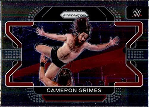 2022 Panini Prizm WWE 49 Cameron Grimes NXT 2.0 רשמי World Wrusting Entertainment כרטיס מסחר במצב גולמי