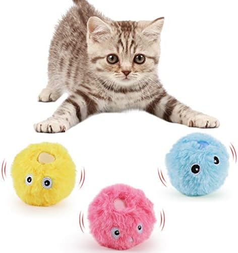 צעצועי חתול של פיקסי, 3 סוגים של שיחות המדמות בעלי חיים, חתולים נובחים אינטראקטיביים שמשחקים עם כדורי צעצוע, צעצועי מנטה חתולים, מקניטים