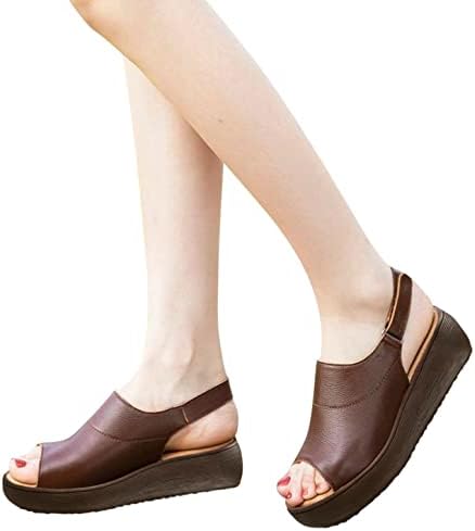 נשים אופנתיות בקיץ צבע אחיד נוחות נעלי נעלי חוף בוהן בוהן נשים סנדלים לבנים בגודל 9