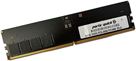 חלקים-זיכרון 64 ג'יגה-בייט עבור Dell PowerEdge R660 תואם 2RX4 DDR5 RDIMM 4800MHz